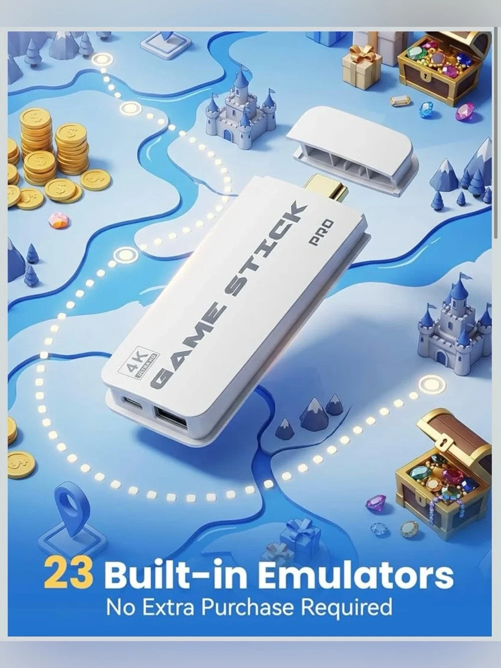 2026 upgraded retro gaming console stick 20000+ retro game stick